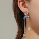 fashion bohemian ethnic simple retro oil dripping diamond geometric tassel alloy earringspicture7