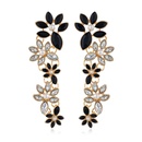 pendant retro exaggerated colorful diamond geometric color flower symmetrical alloy earringspicture11