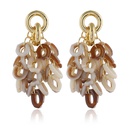Fashion crystal diamondshaped geometric fashion alloy earrings ladies jewelrypicture11