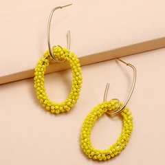 fashion simple new accessories retro hollow alloy earrings hoop