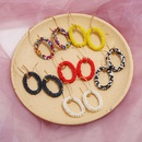 fashion simple new accessories retro hollow alloy earrings hooppicture11
