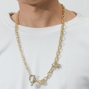 fashion OT chain pearl hollow chain trend alloy clavicle chain wholesalepicture6