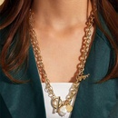 fashion OT chain pearl hollow chain trend alloy clavicle chain wholesalepicture7