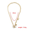 fashion OT chain pearl hollow chain trend alloy clavicle chain wholesalepicture9