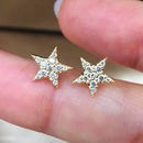 new fivepointed star summer star womens fashion copper earringspicture4