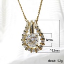 fashion star shaped inlaid zircon pendant copper necklace wholesalepicture10