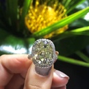 new jewelry large eggshaped zircon womens copper ringpicture7