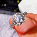 fashion copper microset round zircon full diamond ring femalepicture8