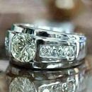 fashion engagement ladies full diamond inlaid zircon platinum plated copper ringpicture8