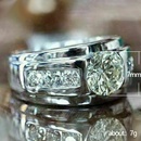 fashion engagement ladies full diamond inlaid zircon platinum plated copper ringpicture10
