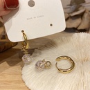 fashion full diamond earrings simple geometric alloy earringspicture8