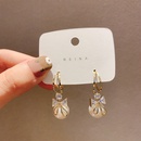 fashion pearl diamond bow earrings simple alloy earringspicture7