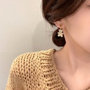 fashion leather bear asymmetric earrings cute alloy earringspicture8
