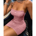 New Sling Fashion Solid Color Sleeveless Slim Fit Dresspicture19