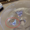 Zircon oval double row open ring Korean fashion alloy diamond ring femalepicture12