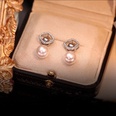 Real gold electroplating zircon pearl square fashion alloy earringspicture12