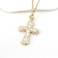 new cross pendant trend creative drip pendant copper collarbone chain wholesalepicture13