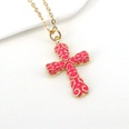 new cross pendant trend creative drip pendant copper collarbone chain wholesalepicture16