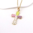 new cross pendant trend creative drip pendant copper collarbone chain wholesalepicture17