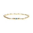 copper goldplated bead bracelet accessories devils eye handdrop oil elastic bracelet wholesalepicture12
