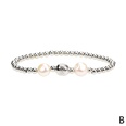 Jewelry Freshwater Pearl Simple Copper Gold Plated Bead Braceletpicture13