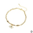 Fashion creative Turkey devil eye diamond adjustable faceted gold bead copper braceletpicture14