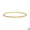 gold electroplating diamond letter simple Milan rope handmade copper braceletpicture16