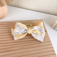 Sweet hit color tiedye fabric big bow hairpin back head grab clippicture13