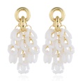 Fashion crystal diamondshaped geometric fashion alloy earrings ladies jewelrypicture12