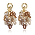 Fashion crystal diamondshaped geometric fashion alloy earrings ladies jewelrypicture14