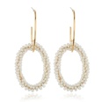 fashion simple new accessories retro hollow alloy earrings hooppicture17