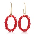 fashion simple new accessories retro hollow alloy earrings hooppicture14