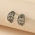 Autumn and winter new simple new retro fashion creative hollow geometric alloy earringspicture10