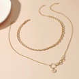 Fashion New Valentines Day Hollow Chain Doublelayer Alloy Necklacepicture12