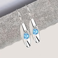Fashion Cylinder Womens Long Water Drop Copper Earrings Accessoriespicture13