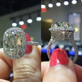 new jewelry large eggshaped zircon womens copper ringpicture12