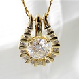 fashion star shaped inlaid zircon pendant copper necklace wholesalepicture11