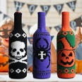 Vintage Skull Pumpkin Knitted Wine Bottle Cover Table Halloween Decoration Wholesale Nihaojewelrypicture17