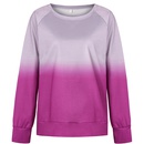 New Raglan Gradient Sleeve Print Casual Loose Toppicture15