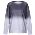 New Raglan Gradient Sleeve Print Casual Loose Toppicture21