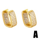 Fashion exaggerated female zircon geometric earringspicture6