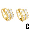 Fashion exaggerated female zircon geometric earringspicture9