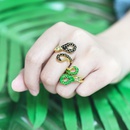 fashion new copper dripping oil ring creative snake ring female wholesalepicture7