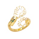 fashion new copper dripping oil ring creative snake ring female wholesalepicture9