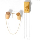 simple plain ball chain geometric necklace copper wholesalepicture9