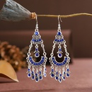 new multilayer diamond long ancient geometric alloy earrings womenpicture8