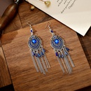 new retro chain tassel ethnic female antique alloy earrings wholesalepicture7