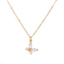 fashion transparent rhinestone butterfly singlelayer copper necklace wholesalepicture10