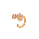 fashion copper zirconstudded star fashion single pierced earrings wholesalepicture10