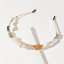 Vintage Color Resin Stone Hair Hoop Trend Bohemian Hairband Accessoriespicture7